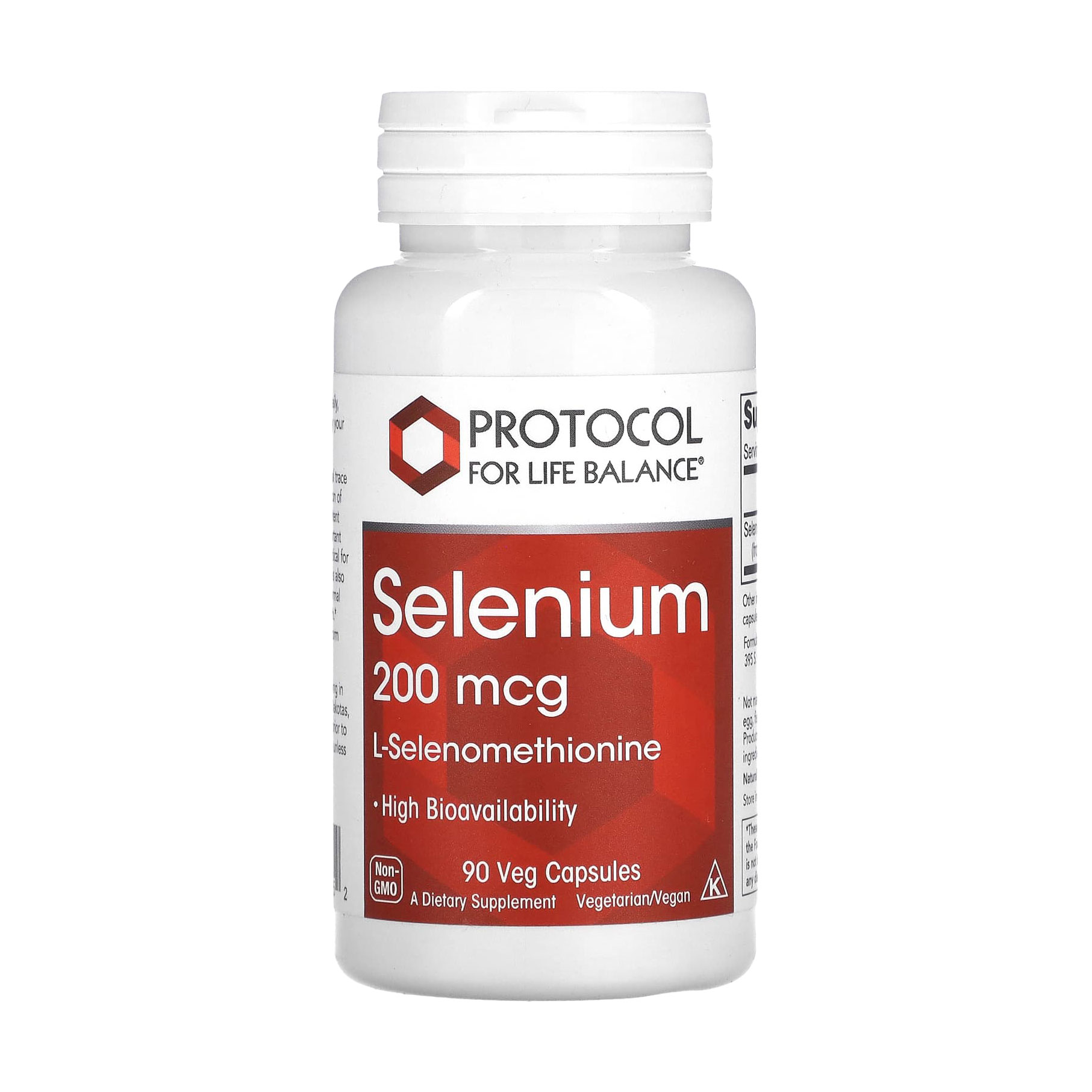 Селен Protocol For Life Balance Selenium 200 мкг, 90 веганських капсул